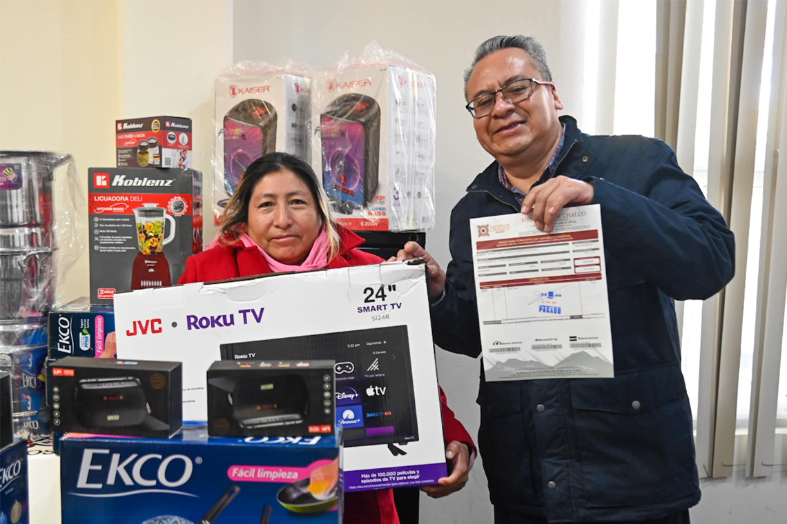 Boletín 247 .- Gobierno de Chalco premia a contribuyentes cumplidos